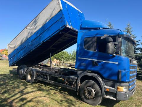 Scania R124L 420 – 3 oldalra billenő, gabonás felépítménnyel Scania R124L 420 – 3 oldalra billenő, gabonás felépítménnyel