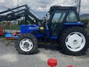 Fiat New Holland 110-90 homlokrakodóval, jó állapotban