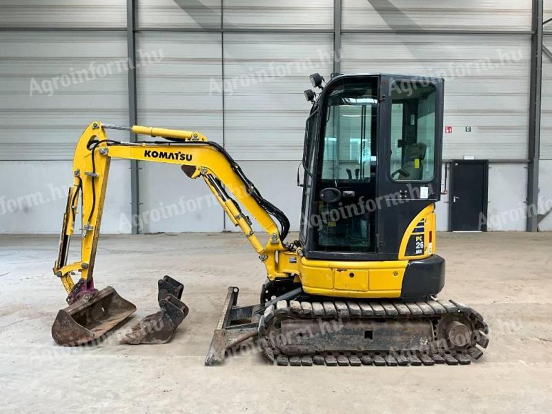 Komatsu PC 26 MR-3 / 2017 / 2.446 üzemóra / Lízing 20%-tól
