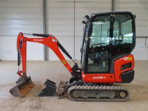 Kubota KX 018-4 / 2017 / 1 351 üzemóra / Lízing 20%-tól Kubota KX 018-4 / 2017 / 1 351 üzemóra / Lízing 20%-tól