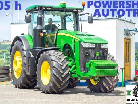 John Deere 8295 R - 5105 h - PowerShift - AutoTrac - 2016 rok - oryginalne opony Michelin John Deere 8295 R - 5105 h - PowerShift - AutoTrac - 2016 rok - oryginalne opony Michelin