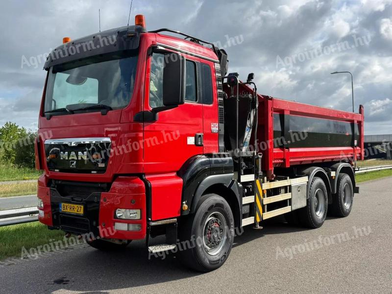 MAN TGS 32.400 6×6 kipper / daru / 2010 / lízing 20%-tól