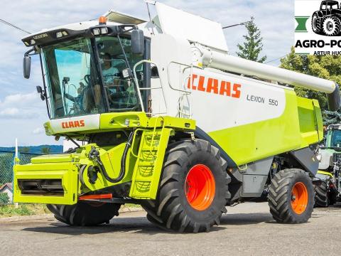 CLAAS LEXION 550 - 2009 ROK - VARIO 660 CLAAS LEXION 550 - 2009 ROK - VARIO 660