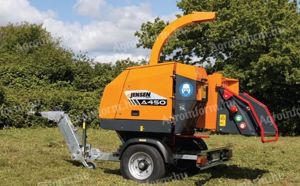 Jensen A450 vontatott ágaprító 25 LE dízelmotorral – Royal Traktor