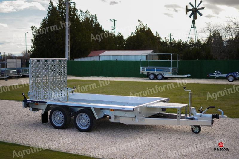Új Martz Bau 300 - 2 tengelyes (2700 kg) gépszállító akciósan csak 1.990.000 Ft