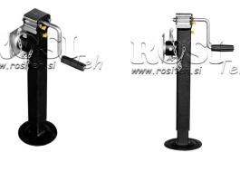 Menetes támogató láb flanggal – mezőgazdasági és ipari pótkocsikhoz