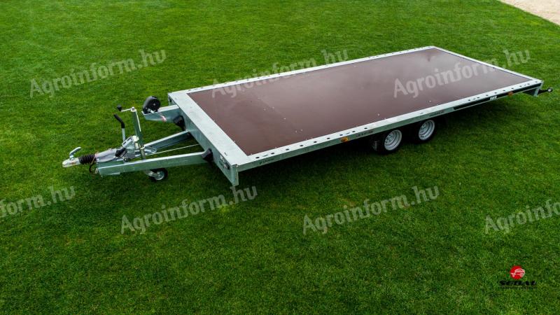 Új Martz GT PLATEAU 500 (3000 kg) autószállító utánfutó akciósan csak 1.990.000 Ft
