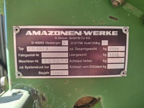 Amazone ED 601-K 8 szemenkénti vetőgép eladó, 3 m kasza csere érdekel