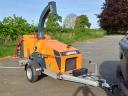 Jansen A550 vontatott faaprító 37 LE dízelmotorral – Royal Traktor