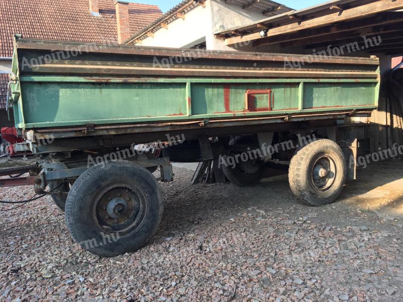 Pótkocsi, billenős, HW6011, forgalomból kivont, okmányokkal