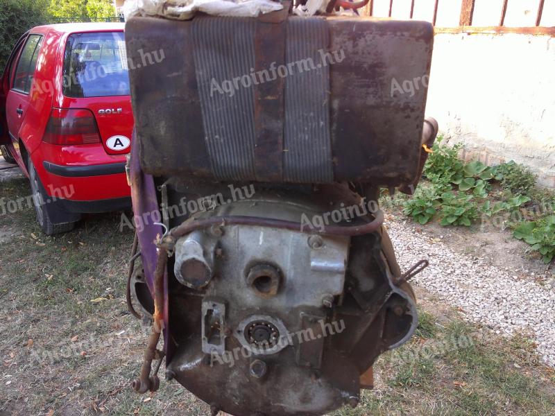Dízelmotor, 1 hengeres, 1962-es, régi magyar gyártású, hiányosan, alkatrésznek Tapolcán