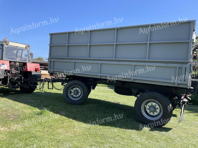 HV-80-11-es pótkocsi, gabonaszállításra felmagasítva eladó