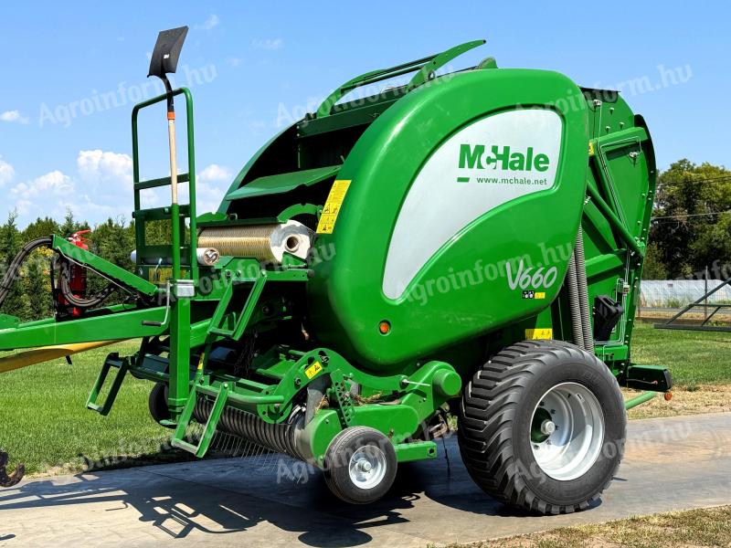 McHale V660 bálázó újszerű körbálázó
