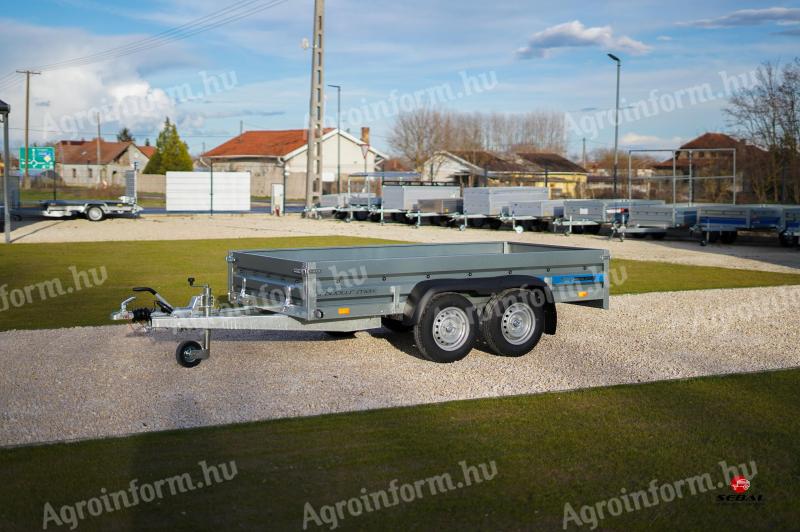 Új Faro Solidus MAX 300 EXTRA ERŐS (2700kg) fékes utánfutó akciósan csak 1.499.000 Ft