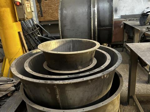 Ipari porleválasztó ciklon D1300