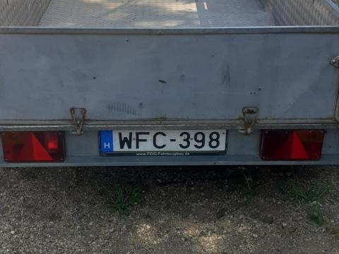 Utánfutó, kéttengelyes Utánfutó, kéttengelyes