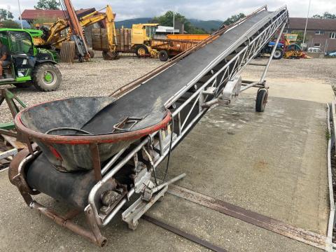 Conveyor belt – Length 9.5 m, adjustable frame Conveyor belt – Length 9.5 m, adjustable frame