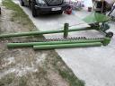 Terményszállító csiga eladó, 4 kW-os, 380 V-os motorral, hosszabbítható kivitel