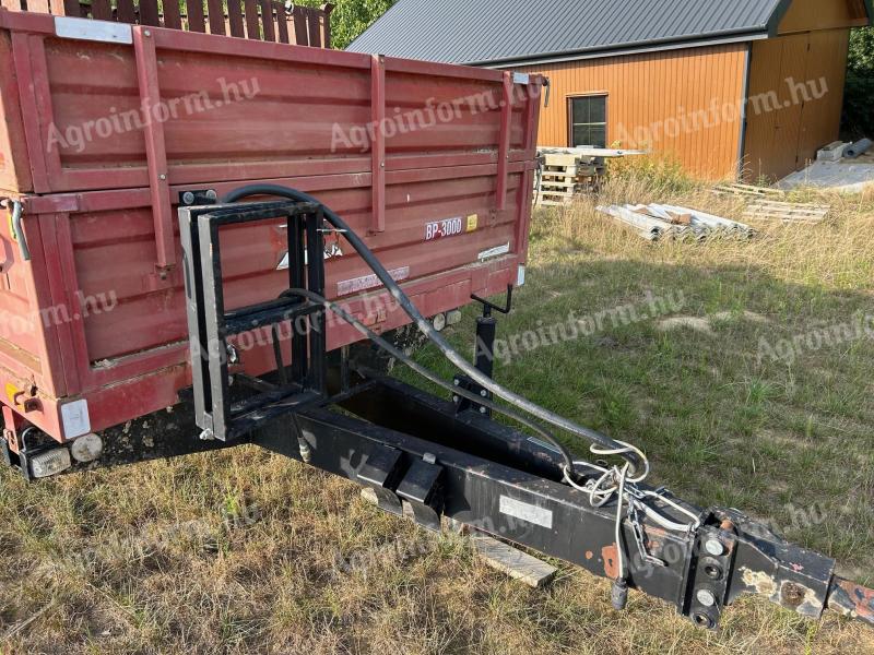 Eladó Bagod BP-3000 billenős pótkocsi 4 év műszakival