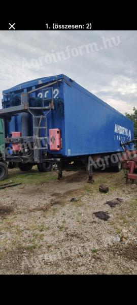 Kempf 55 m³ nyerges hátrabillencs pótkocsi eladó
