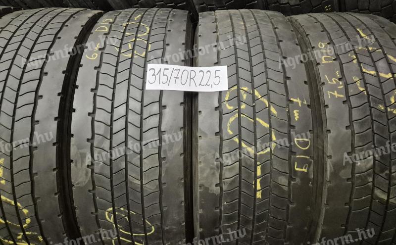 315/70 R22.5 használt és új gumiabroncsok