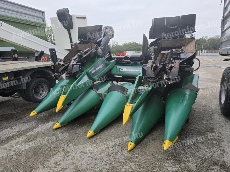 Geringhoff Mais Star Horizon 600F 6 soros kukorica adapter John Deere felfogatással