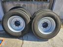 HW 6011, HW 8011 pótkocsi kerék,  kamion kerék,  315/70 R22,5 gumi új felnivel eladó