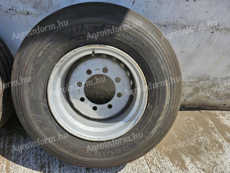 385/65R22,5 HW 6011, HW 8011 pótkocsi kerék,  kamion kerék új felnivel eladó