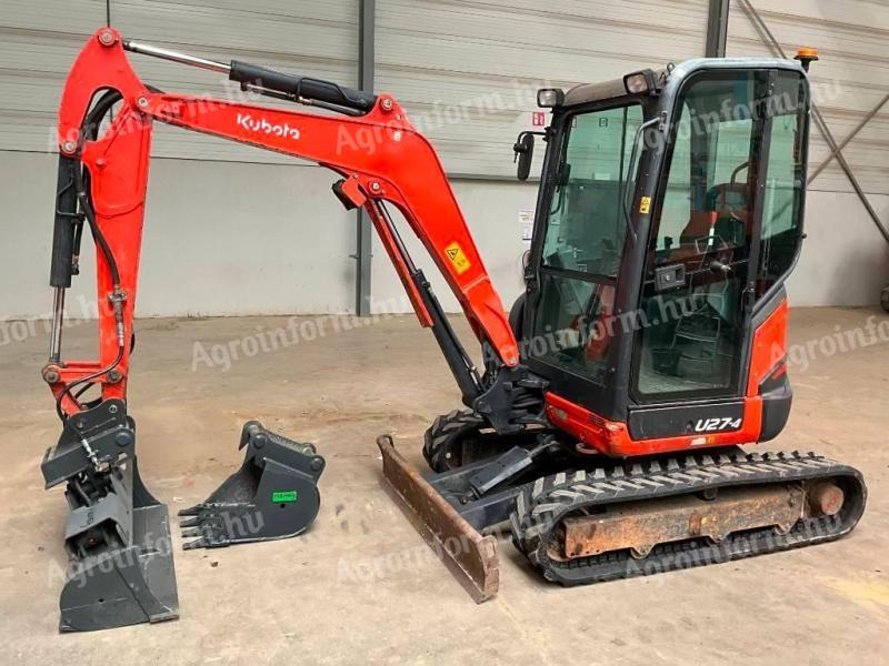 Kubota U 27-4 / 2016 / 1 490 üzemóra / Lízing 20%-tól