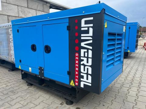 Universal Diesel Generator 25 KVA – New, Three-Phase + Video Universal Diesel Generator 25 KVA – New, Three-Phase + Video