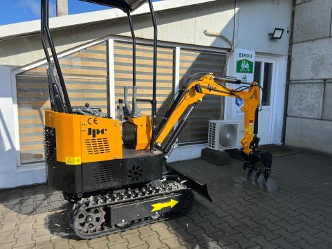 Mini Excavator JPC – 12 Hp,  1 T (New) + Video
