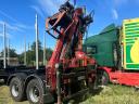 JCB Fastrac darus rakodóval, rönkszállító pótkocsival eladó