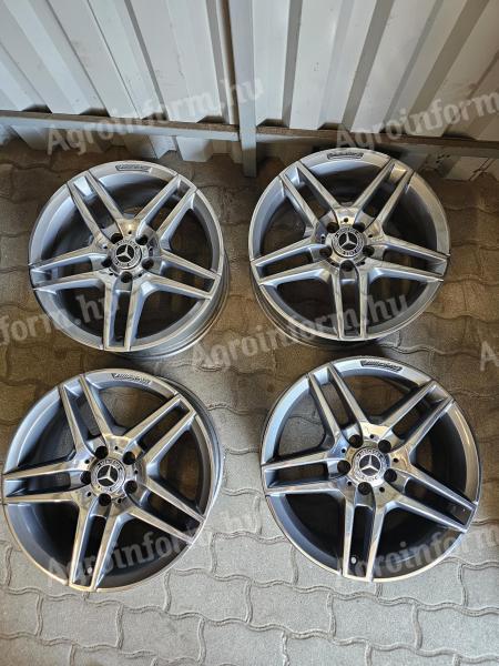 5x112 8x18 ET45 gyári Mercedes AMG felemás, felújított alufelni