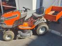 Husqvarna fűnyíró traktor pótkocsival eladó