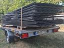 750 kg féknélküli utánfutó eladó – megerősített platós pótkocsi