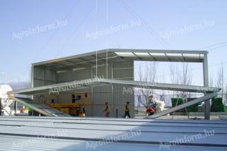 10x20x4m mobil nem engedélyköteles csarnok