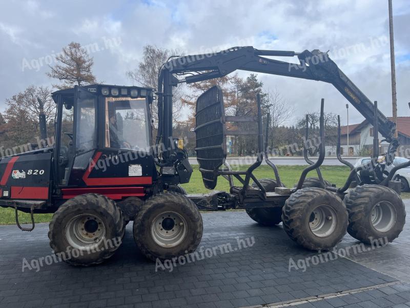 Valmet 820 forwarder, kiközelítő eladó