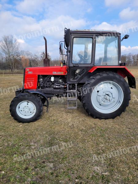 MTZ 820 traktor, 2013, gyári, első tulajdonostól, kitűnő állapotban