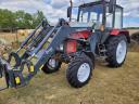 Mtz 820 traktor Blackbull homlokrakodóval eladó