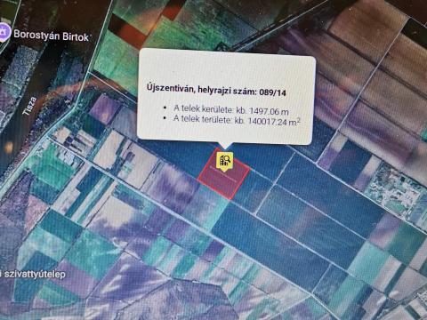 Szeged - Szőreg, Újszentiván szántó, termőföld eladó Szeged - Szőreg, Újszentiván szántó, termőföld eladó