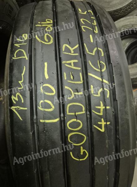 445/65 R22.5 Goodyear K-Max T használt gumiabroncs