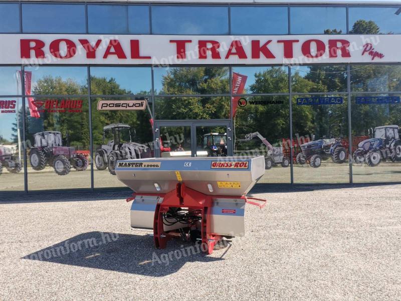 GRASS-ROL MASTER 1200L Rozsdamentes műtrágyaszóró készletről - Royal Traktor