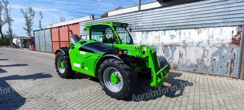 Merlo TF 35.7 teleszkópos rakodó raklapvillával és kanállal