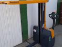 1,6 méterre emelő Jungheinrich elektromos raklapemelő béka targonca