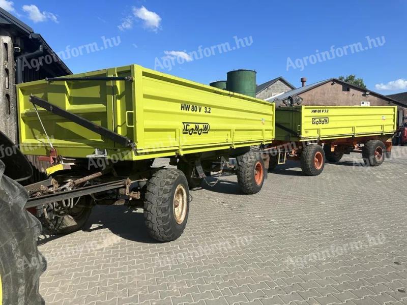 HW 8011 pótkocsi eladó kiváló állapotban