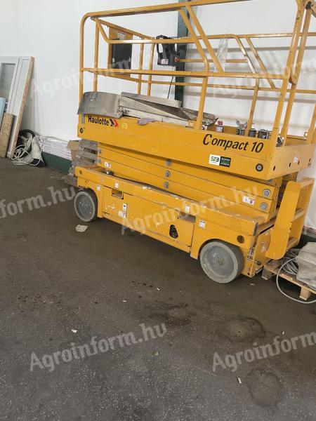 Haulotte Compact 10 ollós emelő eladó és bérelhető