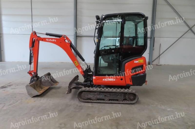 Kubota KX 018-4 / 2017 / 1.416 üzemóra / Lízing már 20%-tól