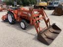 Kubota L1-235DT gyári homlokrakodós japán kistraktor szervókormánnyal eladó