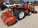 Kubota L1-235DT gyári homlokrakodós japán kistraktor szervókormánnyal eladó