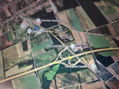 M3 103 km-nél telephely 7,2 ha M3 103 km-nél telephely 7,2 ha